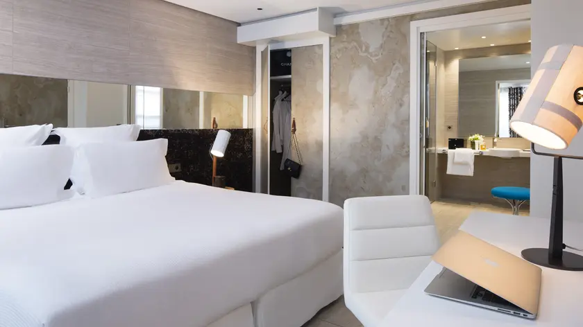 Linge de lit Satin de coton à bandes