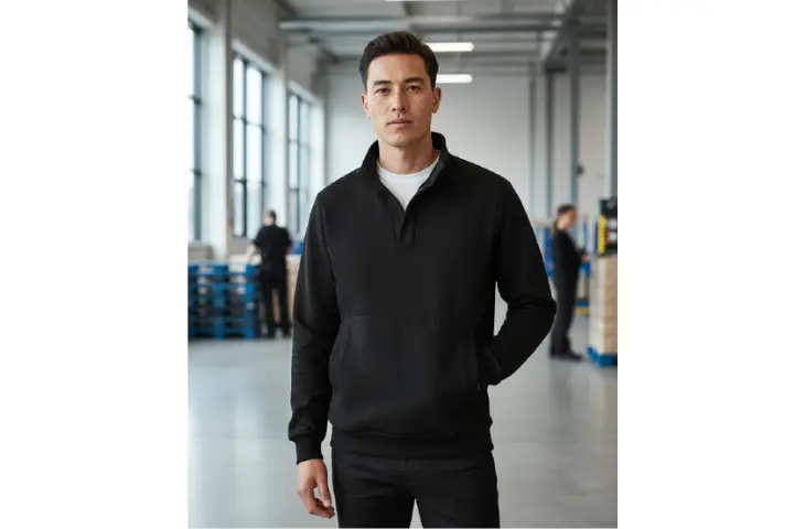 Sweat semi-zip Essentials 